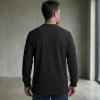 image:imageARCCAPTAIN FR Shirts for Men 8oz 100 Cotton Fire Resistant Henley Shirt CAT2 NFPA2112 Welding Work Long Sleeve ClothingBlack