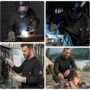 image:imageARCCAPTAIN FR Shirts for Men 8oz 100 Cotton Fire Resistant Henley Shirt CAT2 NFPA2112 Welding Work Long Sleeve ClothingBlack