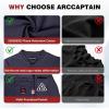 image:imageARCCAPTAIN FR Shirts for Men 8oz 100 Cotton Fire Resistant Henley Shirt CAT2 NFPA2112 Welding Work Long Sleeve ClothingDark Blue