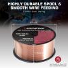 image:imageARCCAPTAIN Mig Welding Wire Mig Wire ER70S6 2Lbs Gas Solid Carbon Steel Low Splatter Mig Welding Wire Compatible With Lincoln Miller Forney Harbor Welder 1KG 0030 2Lb0045 2Lb