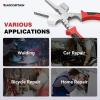 image:imageARCCAPTAIN Professional 8 Welding Pliers Sharp MIG Plier for Rust Resistant Long Nose Pliers with Antislip Handle  Durable and EfficientHighgrade