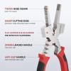 image:imageARCCAPTAIN Professional 8 Welding Pliers Sharp MIG Plier for Rust Resistant Long Nose Pliers with Antislip Handle  Durable and EfficientHighgrade