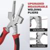 image:imageARCCAPTAIN Professional 8 Welding Pliers Sharp MIG Plier for Rust Resistant Long Nose Pliers with Antislip Handle  Durable and EfficientHighgrade