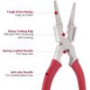image:imageARCCAPTAIN Professional 8 Welding Pliers Sharp MIG Plier for Rust Resistant Long Nose Pliers with Antislip Handle  Durable and EfficientStandard