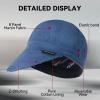 image:imageARCCAPTAIN Reversible Welding Cap with Elastic Retractable Band 8 Panel Protective Welders Cap 10 oz Fireproof Cotton Comforts for Safety and Protection While Welding to Men Women 7 14 CamoBlue