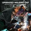 image:imageARCCAPTAIN Reversible Welding Cap with Elastic Retractable Band 8 Panel Protective Welders Cap 10 oz Fireproof Cotton Comforts for Safety and Protection While Welding to Men Women 7 14 CamoKhaki