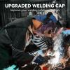 image:imageARCCAPTAIN Reversible Welding Cap with Elastic Retractable Band 8 Panel Protective Welders Cap 10 oz Fireproof Cotton Comforts for Safety and Protection While Welding to Men Women 7 14 CamoBlue