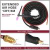 image:imageARCCAPTAIN TIG Welding Gun WP17V Argon TIG Torch with 13FT Red Air Hose and 3550mm Connector Lift Tig Torch 150amp with 13FT Cable for ARCCAPTAIN ARC200 MIG200 MIG250 ARC205 Pro and MIG205 ProFit ARC200MIG200ARC205 ProMIG205 Pro