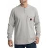 image:imageARCCAPTAIN FR Shirts for Men 8oz 100 Cotton Fire Resistant Henley Shirt CAT2 NFPA2112 Welding Work Long Sleeve ClothingGrey