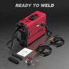image:imageARCCAPTAIN 135A MIG Welder Large LED Display 110V Welder Flux Core MIG Lift TIG Stick 3 in 1 Welding Machine Gasless MIG Welder Machine 110V IGBT Inverter Welder with Synergy 2T4TMIG Welder 130A