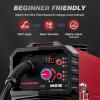 image:imageARCCAPTAIN 135A MIG Welder Large LED Display 110V Welder Flux Core MIG Lift TIG Stick 3 in 1 Welding Machine Gasless MIG Welder Machine 110V IGBT Inverter Welder with Synergy 2T4TMIG Welder 130A