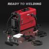 image:imageARCCAPTAIN 135A MIG Welder Large LED Display 110V Welder Flux Core MIG Lift TIG Stick 3 in 1 Welding Machine Gasless MIG Welder Machine 110V IGBT Inverter Welder with Synergy 2T4TMIG Welder 160A