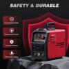 image:imageARCCAPTAIN 135A MIG Welder Large LED Display 110V Welder Flux Core MIG Lift TIG Stick 3 in 1 Welding Machine Gasless MIG Welder Machine 110V IGBT Inverter Welder with Synergy 2T4TMIG Welder 135A