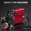 image:imageARCCAPTAIN 135A MIG Welder Large LED Display 110V Welder Flux Core MIG Lift TIG Stick 3 in 1 Welding Machine Gasless MIG Welder Machine 110V IGBT Inverter Welder with Synergy 2T4TMIG Welder 135A
