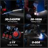 image:imageARCCAPTAIN 135A MIG Welder Large LED Display 110V Welder Flux Core MIG Lift TIG Stick 3 in 1 Welding Machine Gasless MIG Welder Machine 110V IGBT Inverter Welder with Synergy 2T4TMIG Welder 165A