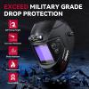 image:imageARCCAPTAIN Large View 394 x 366 True Color Auto Darkening Welding Helmet with Light Solar Powered Welding Hood 4 Arc Sensor Wide Shade 459913 for Stick MIG TIG CutXKLY800HBlack1