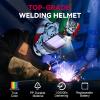 image:imageARCCAPTAIN Large View 394 x 366 True Color Auto Darkening Welding Helmet with Light Solar Powered Welding Hood 4 Arc Sensor Wide Shade 459913 for Stick MIG TIG CutXKLY800HMX