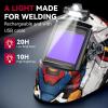 image:imageARCCAPTAIN Large View 394 x 366 True Color Auto Darkening Welding Helmet with Light Solar Powered Welding Hood 4 Arc Sensor Wide Shade 459913 for Stick MIG TIG CutXKLY800HMF