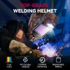 image:imageARCCAPTAIN Large View 394 x 366 True Color Auto Darkening Welding Helmet with Light Solar Powered Welding Hood 4 Arc Sensor Wide Shade 459913 for Stick MIG TIG CutXKLY800HAlien