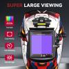 image:imageARCCAPTAIN Large View 394 x 366 True Color Auto Darkening Welding Helmet with Light Solar Powered Welding Hood 4 Arc Sensor Wide Shade 459913 for Stick MIG TIG CutXKLY800HMF