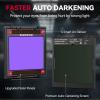 image:imageARCCAPTAIN Large View 394 x 366 True Color Auto Darkening Welding Helmet with Light Solar Powered Welding Hood 4 Arc Sensor Wide Shade 459913 for Stick MIG TIG CutXKLY800HMF
