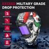 image:imageARCCAPTAIN Large View 394 x 366 True Color Auto Darkening Welding Helmet with Light Solar Powered Welding Hood 4 Arc Sensor Wide Shade 459913 for Stick MIG TIG CutXKLY800HMX