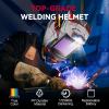 image:imageARCCAPTAIN Large View 394 x 366 True Color Auto Darkening Welding Helmet with Light Solar Powered Welding Hood 4 Arc Sensor Wide Shade 459913 for Stick MIG TIG CutXKLY800HMF