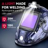 image:imageARCCAPTAIN Large View 394 x 366 True Color Auto Darkening Welding Helmet with Light Solar Powered Welding Hood 4 Arc Sensor Wide Shade 459913 for Stick MIG TIG CutXKLY800HST