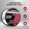 image:imageARCCAPTAIN Magnesium Aluminum Welding Wire ER5356 035 MIG Welding Wire 1 Pound SpoolER4043