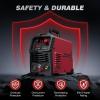 image:imageARCCAPTAIN Plasma Cutter Large LED Display 50Amps Cutter Machine with 110220V Dual Voltage DC Inverter IGBT 12 Inch Clean Cut Post Flow and 2T4T for Beginners DIYRed