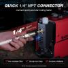 image:imageARCCAPTAIN Plasma Cutter Large LED Display 50Amps Cutter Machine with 110220V Dual Voltage DC Inverter IGBT 12 Inch Clean Cut Post Flow and 2T4T for Beginners DIYRed