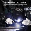 image:imageARCCAPTAIN Soft Goat Grain TIG Welding Gloves with High Dexterity 4Inch Extended Cuff Comfortable TIG Gloves with Reinforced Seams MediumXLarge