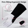 image:imageARCCAPTAIN Soft Goat Grain TIG Welding Gloves with High Dexterity 4Inch Extended Cuff Comfortable TIG Gloves with Reinforced Seams MediumXLarge