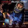 image:imageARCCAPTAIN Welding Helmet Auto Darkening 1111 True Color Welding Hood 4 Arc Sensor 125000s Response Time Solar Powered Weld Hood Helmet HSHS800 Skeleton KnightHSHS800Warrior