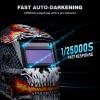 image:imageARCCAPTAIN Welding Helmet Auto Darkening 1111 True Color Welding Hood 4 Arc Sensor 125000s Response Time Solar Powered Weld Hood Helmet HSHS800 Skeleton KnightHSHS800 Skeleton Knight