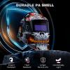 image:imageARCCAPTAIN Welding Helmet Auto Darkening 1111 True Color Welding Hood 4 Arc Sensor 125000s Response Time Solar Powered Weld Hood Helmet HSHS800 Skeleton KnightHSHS800 Skeleton Knight