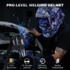 image:imageARCCAPTAIN Welding Helmet Auto Darkening 1111 True Color Welding Hood 4 Arc Sensor 125000s Response Time Solar Powered Weld Hood Helmet HSHS800 Skeleton KnightHSHS800 FL