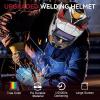 image:imageARCCAPTAIN Welding Helmet Auto Darkening 1111 True Color Welding Hood 4 Arc Sensor 125000s Response Time Solar Powered Weld Hood Helmet HSHS800 Skeleton KnightHSHS800MobileFighter