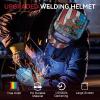image:imageARCCAPTAIN Welding Helmet Auto Darkening 1111 True Color Welding Hood 4 Arc Sensor 125000s Response Time Solar Powered Weld Hood Helmet HSHS800 Skeleton KnightHSHS800 Eagle