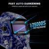 image:imageARCCAPTAIN Welding Helmet Auto Darkening 1111 True Color Welding Hood 4 Arc Sensor 125000s Response Time Solar Powered Weld Hood Helmet HSHS800 Skeleton KnightHSHS800 FL