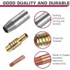 image:imageARCCAPTAIN for MB15 15AK MIG Welding Gun Kit 030 Contact Tip Nozzle Diffuser MIG Welding Gun Accessory Kit for MB15 amp ARCCAPTAIN MIG200 MIG130 030 MIG Gun Accessory KitMB15 Accessories Kit 035