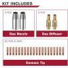 image:imageARCCAPTAIN for MB15 15AK MIG Welding Gun Kit 030 Contact Tip Nozzle Diffuser MIG Welding Gun Accessory Kit for MB15 amp ARCCAPTAIN MIG200 MIG130 030 MIG Gun Accessory KitMB15 Accessories Kit 030