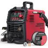 image:imageARCCAPTAIN 135A MIG Welder Large LED Display 110V Welder Flux Core MIG Lift TIG Stick 3 in 1 Welding Machine Gasless MIG Welder Machine 110V IGBT Inverter Welder with Synergy 2T4TMIG Welder 165A