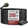 image:imageARCCAPTAIN 40Amp 40ft Welder Extension Cord 8 AWG UL Listed 250V NEMA 650 HeatResistant Welding Cord 3 Prong for MIGTIGMMA Welder Plasma Cutter10AWG