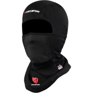 image:imageARCCAPTAIN FR FlipUp Balaclava 7oz Flame Resistant Face Mask Arc Rated NFPA 2112 CAT 2 Convertible Helmet Liner HoodBlack