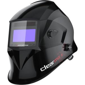 image:imageARCCAPTAIN Welding Helmet Auto Darkening 1111 True Color Welding Hood 4 Arc Sensor 125000s Response Time Solar Powered Weld Hood Helmet HSHS800 Skeleton KnightHSHS800Glossy Black