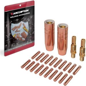 image:imageARCCAPTAIN for Lincoln Magnum 100L Welder Part 035 Contact Tip Nozzle Diffuser MIG Welding Gun Accessory Kit for Lincoln Magnum 100L and Tweco Mini1 035 Accessory KitLincoln 100L 023