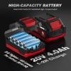 image:imageARCCAPTAIN Cordless Impact Wrench 1500Nm 1106Ftlbs 12 High Torque Impact Gun 15C HighRate 2x40Ah Batteries 20V Power Impact Driver Supports Up to 40mm Socket for Heavy TruckCarPickup