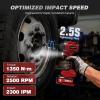 image:imageARCCAPTAIN Cordless Impact Wrench 1500Nm 1106Ftlbs 12 High Torque Impact Gun 15C HighRate 2x40Ah Batteries 20V Power Impact Driver Supports Up to 40mm Socket for Heavy TruckCarPickup