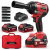 image:imageARCCAPTAIN Cordless Impact Wrench 1500Nm 1106Ftlbs 12 High Torque Impact Gun 15C HighRate 2x40Ah Batteries 20V Power Impact Driver Supports Up to 40mm Socket for Heavy TruckCarPickup